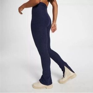 Calia Carrie Underwood High Rise Blue Boot Cut Ankle Slit Leggings Size Medium